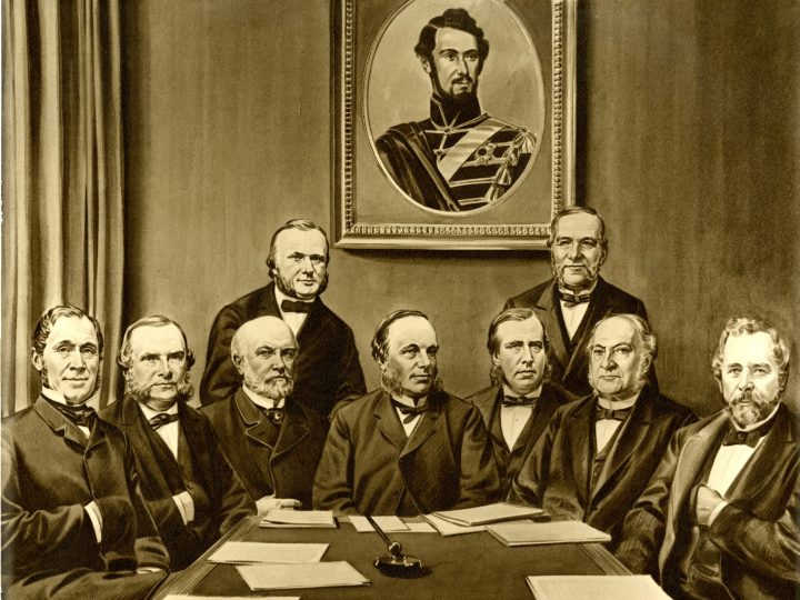 The very first board of Stockholms Handelsbank.